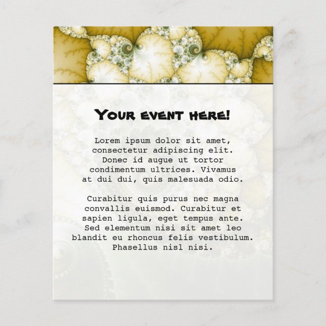 Skalförändra rektangulär teckning flygblad (Framsidan)