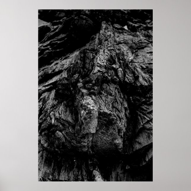 Skalfoto på sten poster (Framsidan)