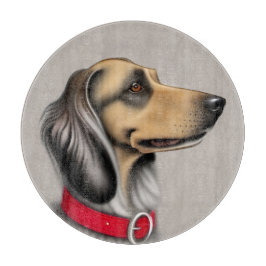 Skälig Hund med röda kronor i fickorna