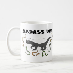 Skålig Pappa-gåva från Fars dag Honey badger Kaffemugg
