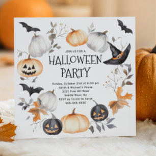 Skäligt kulHalloween Party Inbjudningar