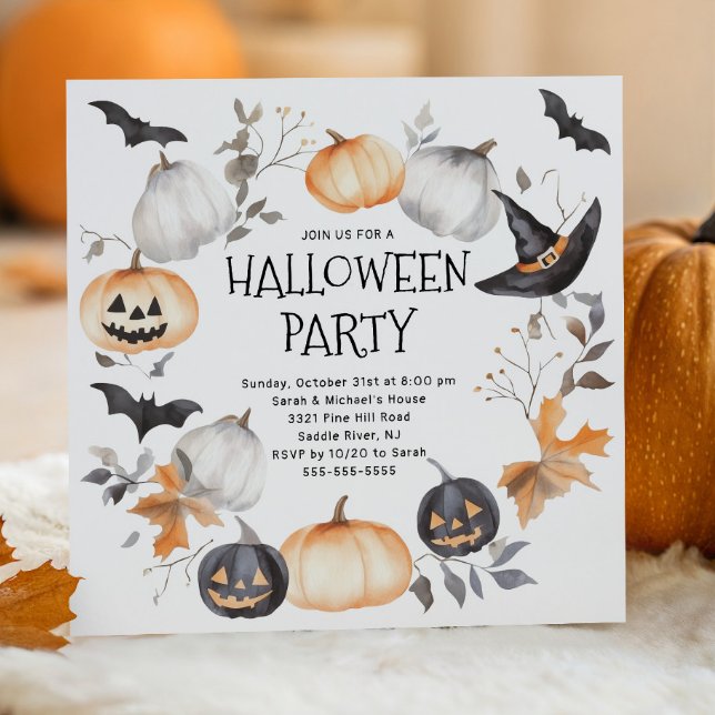 Skäligt kulHalloween Party Inbjudningar (Skapare uppladdad)