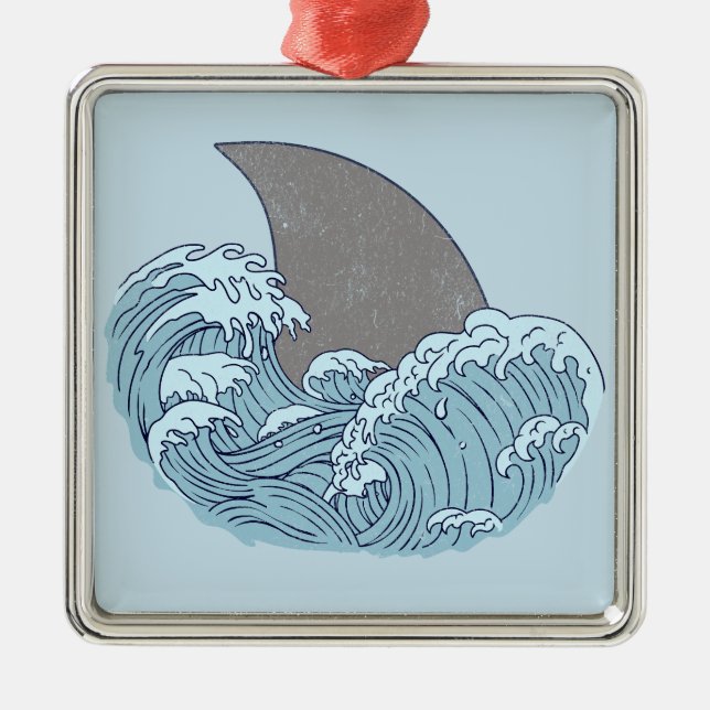 Skalillustration Julgransprydnad Metall (Framsidan)