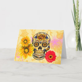 Skalkort för day of the dead kort