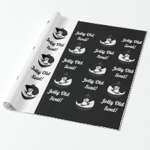 Skalkort - Snögubbe - svart / vit