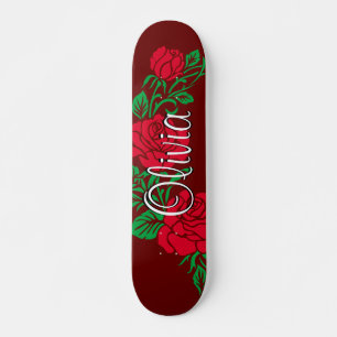 Skall för utformning av ro-blommor mini skateboard bräda 18,5 cm