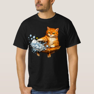 Skäll på invandrarverket Katt anti-ICE Politisk T Shirt