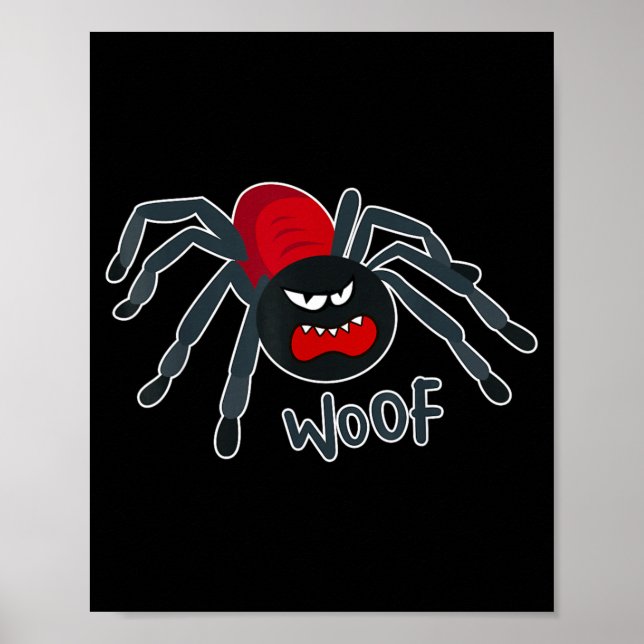 Skällande spindel poster (Framsidan)