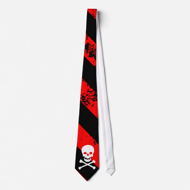 skallben krackade Rand Punk/anarkist Slips (Framsida)
