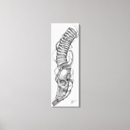 skallblad 4 canvastryck