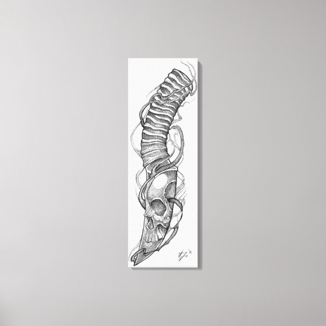 skallblad 4 canvastryck (Framsida)