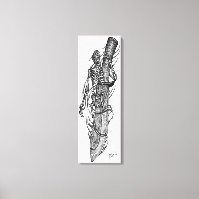 skallblad 5 canvastryck (Framsida)