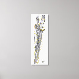 skallblad canvastryck