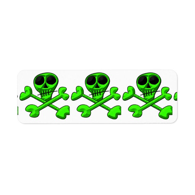 Skalldekaler Returadress Etikett (Framsidan)