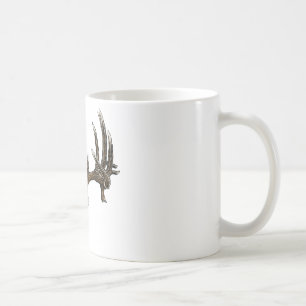 Skalle 1 för Whitetailhjort Kaffemugg