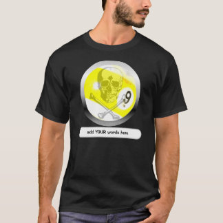 skalle 9ball och Crossbones T-shirt