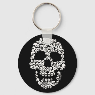 Skalle av döskallar Keychain Nyckelring