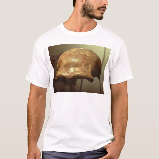 Skalle av en Neanderthal Tee Shirt (Framsida)