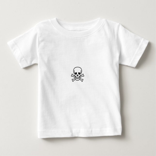 skalle baby t-shirt (Framsida)