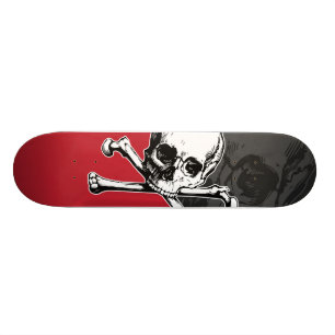 Skalle & ben old school skateboard bräda 18 cm
