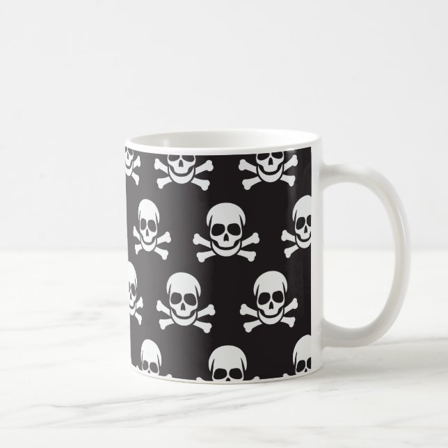 Skalle & Crossbones Kaffemugg (Höger)