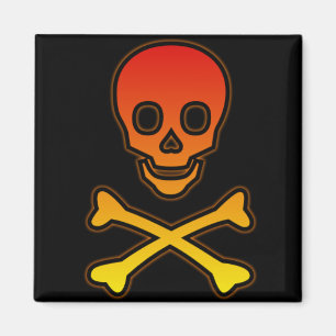 Skalle/Crossbonesmagnet Magnet