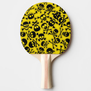 Skalle & Crossbonesmönster Pingisracket