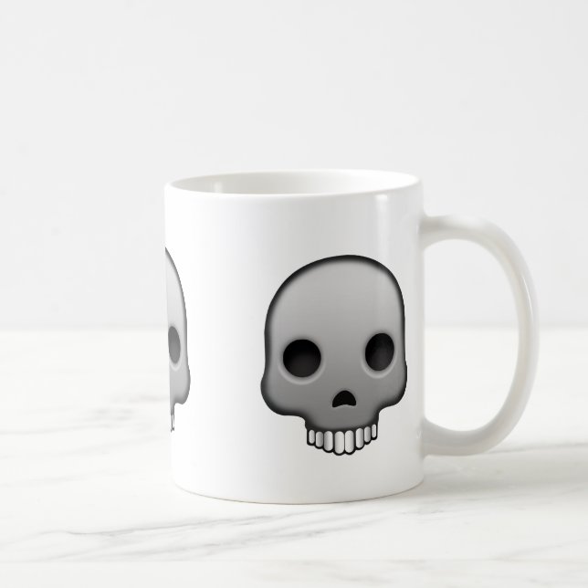 Skalle Emoji Kaffemugg (Höger)
