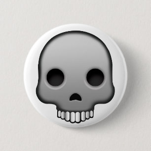 Skalle Emoji Knapp