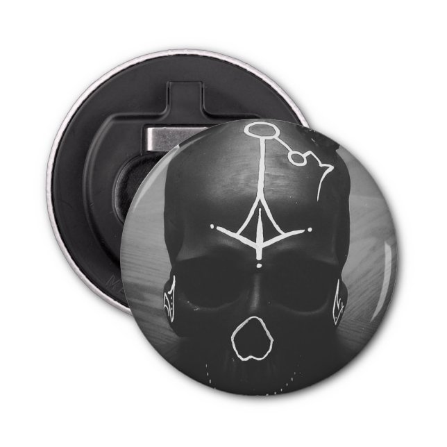 skalle flasköppnare (Framsidan)