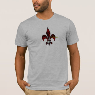 Skalle-fleur-de-lis T Shirt