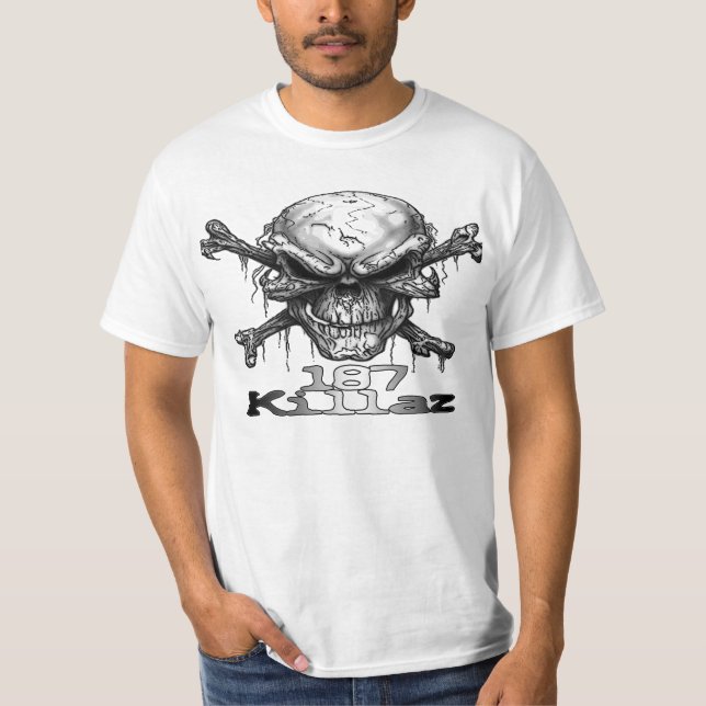 Skalle för 187 Killaz Tee (Framsida)