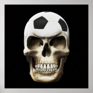 Skalle för fotboll (fotboll) poster