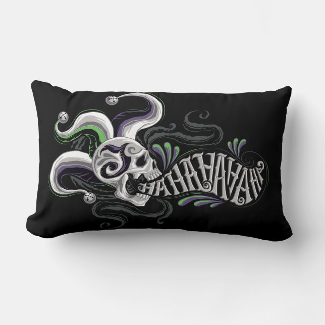 Skalle för Joker för självmordSquad | - Haha Lumbarkudde (Framsida)