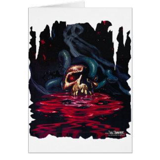 skalle för orm n hälsningskort