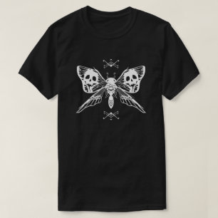 Skalle för spöke för fjäril för Gleewing Tee Shirt