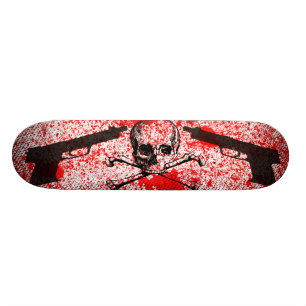 Skalle för vapen n old school skateboard bräda 18 cm