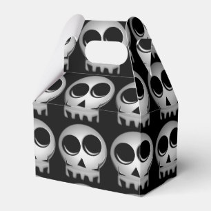 skalle halloween gåvabasket presentaskar