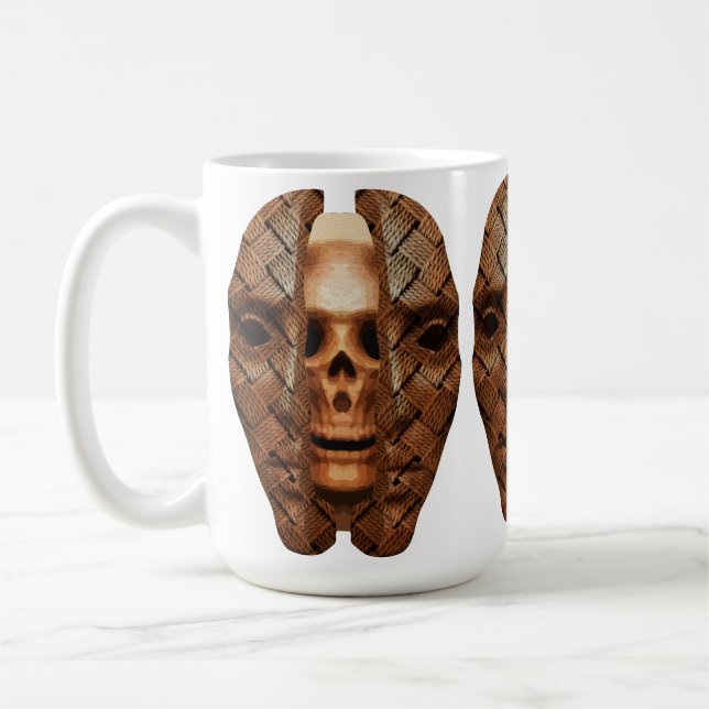 Skalle Inuti: Avslöjar Inre Komplexitet Kaffemugg (Vänster)