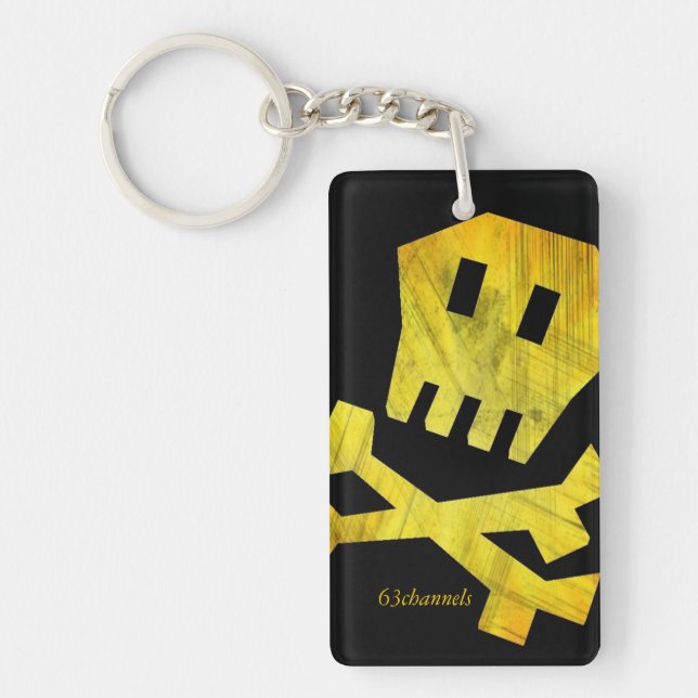 Skalle Keychain Nyckelring (Framsidan)