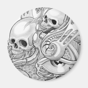 skalle magnet