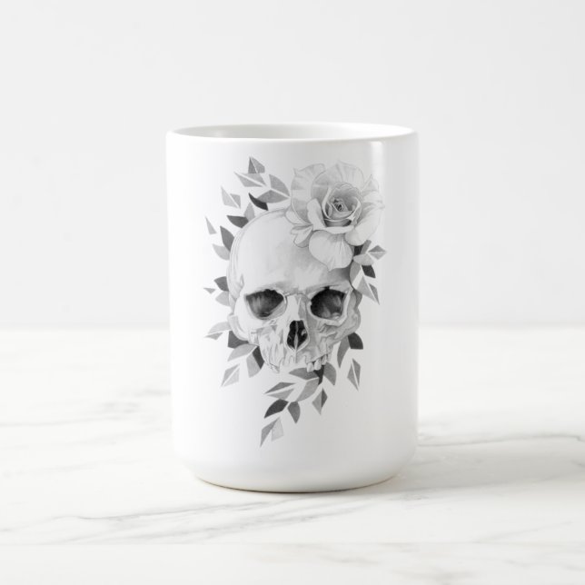 skalle med ro kaffemugg (Center)