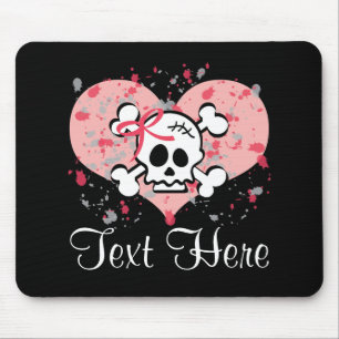 Skalle Mousepad för personligrosapilbåge Musmatta