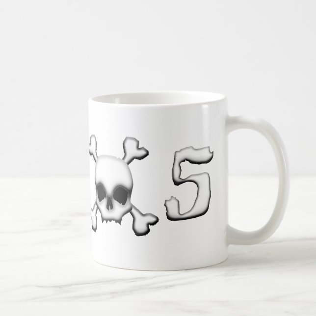 Skalle MX5 Kaffemugg (Höger)