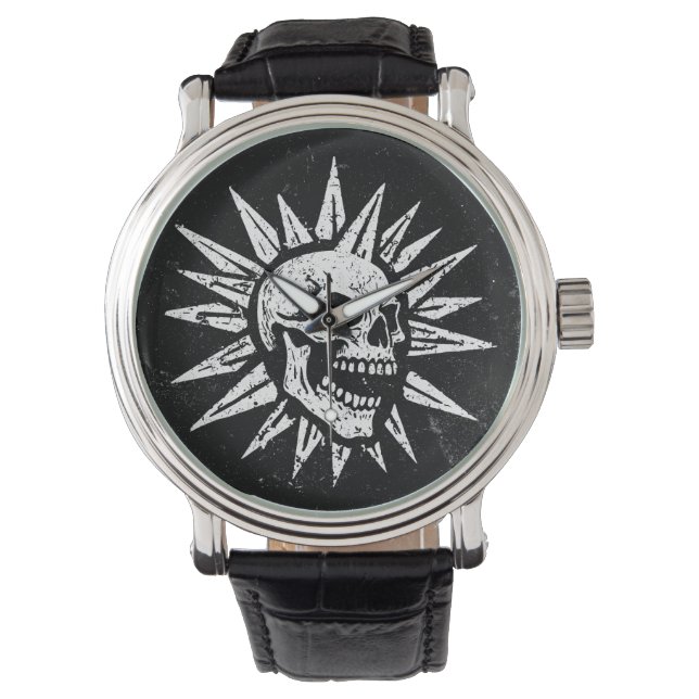 Skalle nöjespark Spooky Island Est 2002 Armbandsur (Framsida)