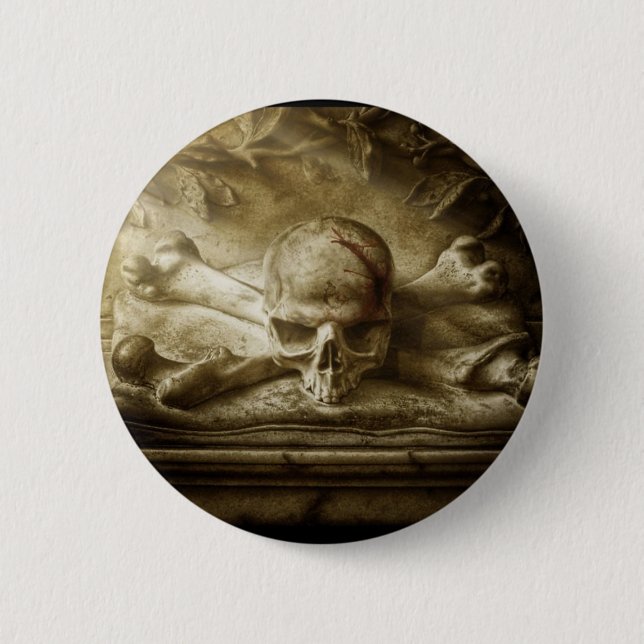 skalle och ben knapp (Framsida)