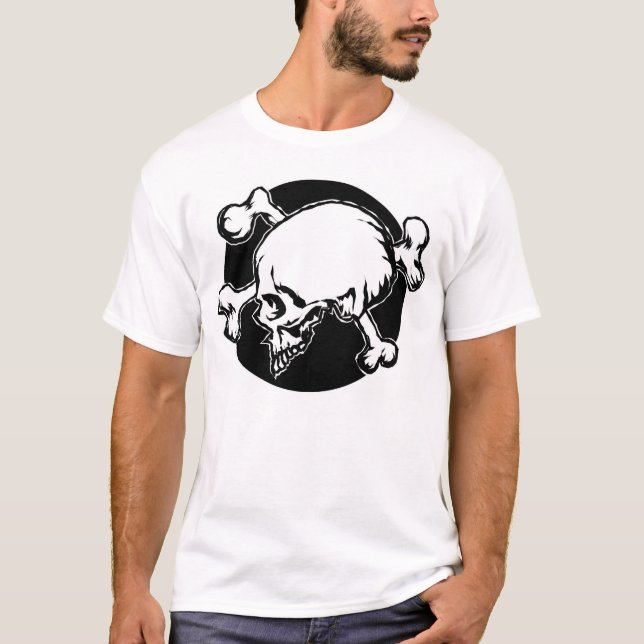 Skalle- och bensideview tröja (Framsida)