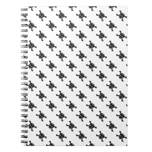 Skalle och Crossbones Anteckningsbok (Framsidan)