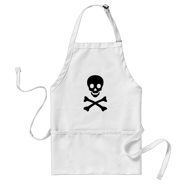 Skalle och Crossbones Förkläde (Framsidan)