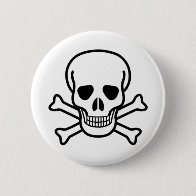 skalle och crossbones knapp (Framsida)